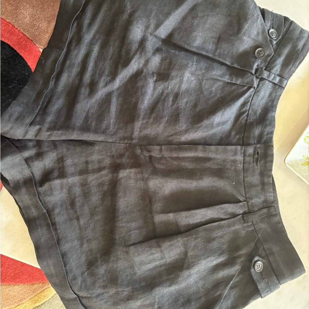 Marissa Webb Black Linen Two Piece